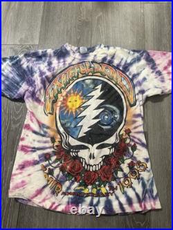 Vintage 1995 Grateful Dead 30th Anniversary Tie Dye Tour Shirt Large