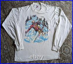 Vintage 1995 Grateful Dead 90s US Ski Team Long Sleeve T-shirt Deadhead XL Vail