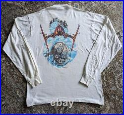 Vintage 1995 Grateful Dead 90s US Ski Team Long Sleeve T-shirt Deadhead XL Vail