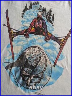 Vintage 1995 Grateful Dead 90s US Ski Team Long Sleeve T-shirt Deadhead XL Vail