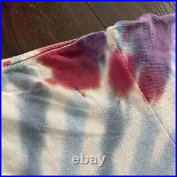 Vintage 1995 Grateful Dead Basketball Tie Dye Tee Shirt Front And Back Graphic