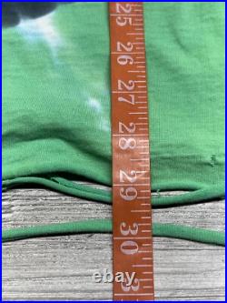 Vintage 1995 Grateful Dead Highgate Liquid Blue Tie Dye XL Pinkerton Thrashed