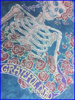 Vintage 1995 Grateful Dead Spring Tour Shirt Bertha Batik Rare GDM Size XL