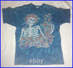 Vintage 1995 Grateful Dead Spring Tour Shirt Bertha Batik Rare GDM Size XL