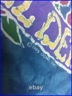Vintage 1995 Grateful Dead Spring Tour Shirt Bertha Batik Rare GDM Size XL