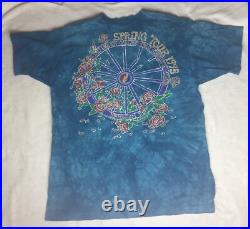 Vintage 1995 Grateful Dead Spring Tour Shirt Bertha Batik Rare GDM Size XL