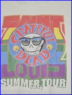 Vintage 1995 Grateful Dead St. Louis Band Tee Tour T-Shirt Size Large