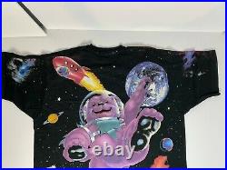 Vintage 1995 Grateful Dead Standing on the Moon all over print T-Shirt XL