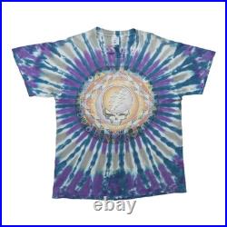 Vintage 1995 Grateful Dead Steal Your Face Tie Dye Shirt Size Large