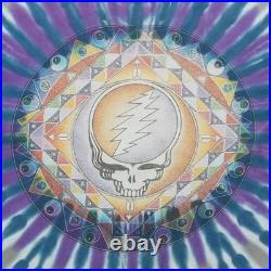 Vintage 1995 Grateful Dead Steal Your Face Tie Dye Shirt Size Large