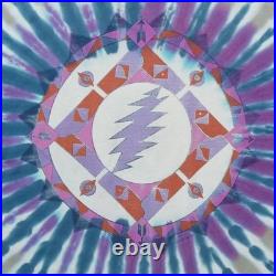 Vintage 1995 Grateful Dead Steal Your Face Tie Dye Shirt Size Large