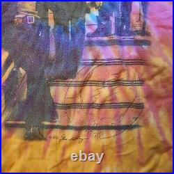 Vintage 1995 Grateful Dead Steps Of 710 Ashbury Tie Dye Shirt XL Gene Anthony