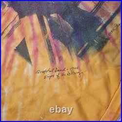 Vintage 1995 Grateful Dead Steps Of 710 Ashbury Tie Dye Shirt XL Gene Anthony