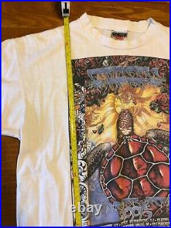 Vintage 1995 Grateful Dead Summer Tour T Shirt Large Turtles Sun Roses Rare