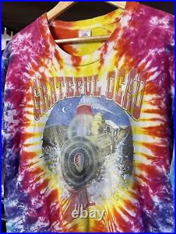 Vintage 1995 Grateful Dead Summer Tour T Shirt Tie Dye Size XL VTG Rare