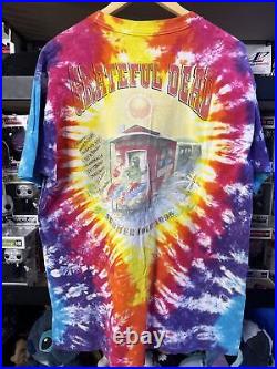 Vintage 1995 Grateful Dead Summer Tour T Shirt Tie Dye Size XL VTG Rare