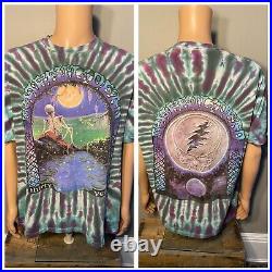 Vintage 1995 Grateful Dead T-Shirt Thirty Years Skull and Roses Tie-Dye XL USA