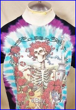 Vintage 1995 Grateful Dead (XL) Graphic Tie Dye Concert Tour T-Shirt
