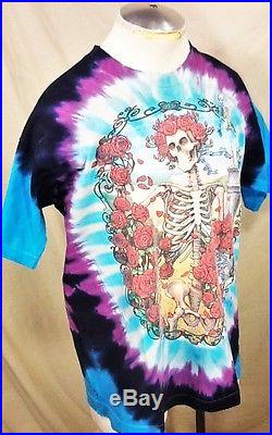 Vintage 1995 Grateful Dead (XL) Graphic Tie Dye Concert Tour T-Shirt