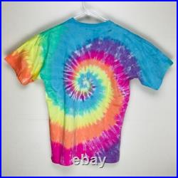 Vintage 1995 Grateful Dead tie-dye on Liquid Blue short sleeve tee shirt large