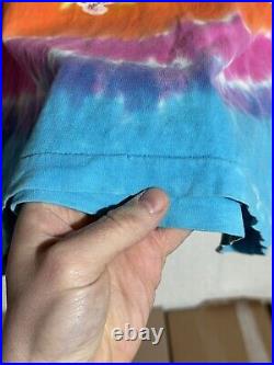 Vintage 1995 Jerry Garcia Hand Chris Pinkerton Tie Dye T Shirt XL Grateful Dead