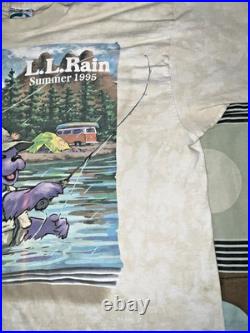 Vintage 1995 Liquid Blue Grateful Dead L. L. Rain/L. L. Bean XL shirt (rare)