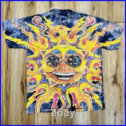 Vintage 1995 The Mountain Sun & Moon AOP RARE Michael Mcgloin XL Grateful Dead