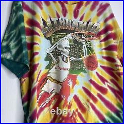 Vintage 1996/1992 Grateful Dead Lithuania Basketball Tie Dye T Shirt (XL) 90s