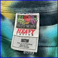 Vintage 1996 Fruit of the Loom Grateful Dead Lithuania T-Shirt Tie Dye Size XL