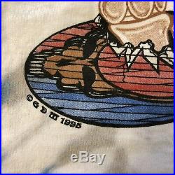Vintage 1996 Grateful Dead Basketball T-shirt Anvil USA MADE VTG Tie Dye GDM 90s