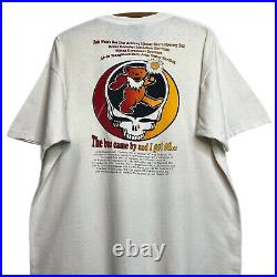Vintage 1996 Grateful Dead Further Festival Concert Shirt Felix Calvin Hobbes
