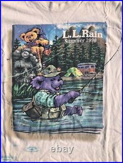 Vintage 1996 Grateful Dead LL Rain Summer Tour T Shirt L Jerry Garcia Band Phish