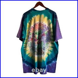 Vintage 1996 Grateful Dead Saint Bear Tie Dye Shirt