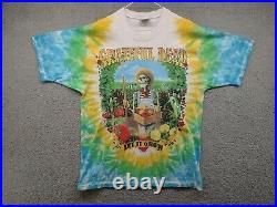 Vintage 1996 Grateful Dead Tie Dye Here Comes Sunshine Let it Grow Size L (GS2)