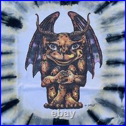 Vintage 1996 Mike DuBois Gargoyle Geometric Tie Dye Grateful Dead Trippy Rare XL