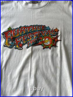 Vintage 1997 Further Festival Grateful Dead and Co Tshirt Deadstock L
