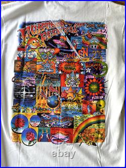 Vintage 1997 Further Festival Grateful Dead and Co Tshirt Deadstock L
