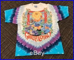 Vintage 1997 Grateful Dead China Rider Bears Liquid Blue GDM T Shirt Size L 90s