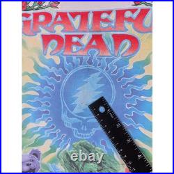 Vintage 1997 Grateful Dead Liquid Blue Scarlet Fire Tie Dye Long Sleeve Shirt XL