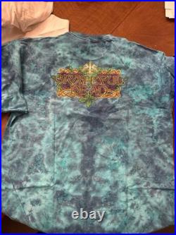 Vintage 1997 Grateful Dead Marc Almera Tie Dye Shirt XL Delta Pro Weight Lute