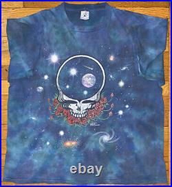 Vintage 1997 Grateful Dead Space Your Face Gregg Templeton Tie Dye Shirt Size XL