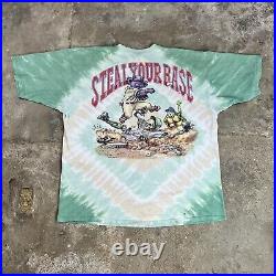 Vintage 1997 Grateful Dead'Steal Your Base' Liquid Blue T-Shirt XL