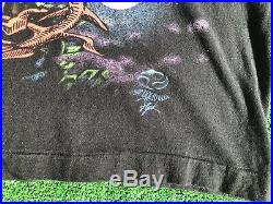 Vintage 1997 LIQUID BLUE XL Single Stitched T Shirt Grateful Dead Wizard Dragon