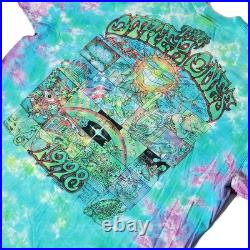 Vintage 1998 Grateful Dead Concert Shirt Mens XL Custom Tie Dyed The Other Ones
