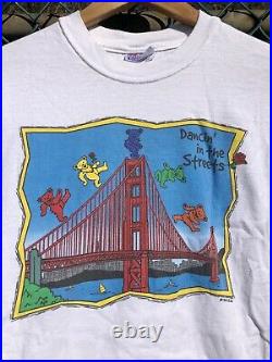 Vintage 1998 Grateful Dead Dancing Bears Long Sleeve Shirt 90s Band Tee Tour