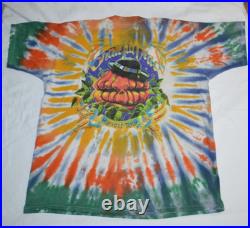Vintage 1998 Grateful Dead Fall Harvest Tour T Shirt Tie Dye FOTL Heavy Size XL