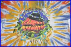 Vintage 1998 Grateful Dead Fall Harvest Tour T Shirt Tie Dye FOTL Heavy Size XL