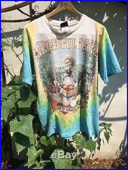 Vintage 1998 Grateful Dead Keep It Green Shirt Thrashed To Perfection L