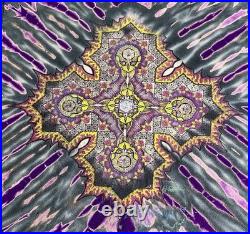 Vintage 1998 Grateful Dead Tie Dye Phil Brown Front/Back Shirt Size L