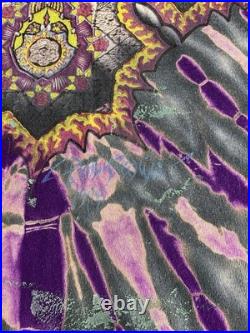Vintage 1998 Grateful Dead Tie Dye Phil Brown Front/Back Shirt Size L